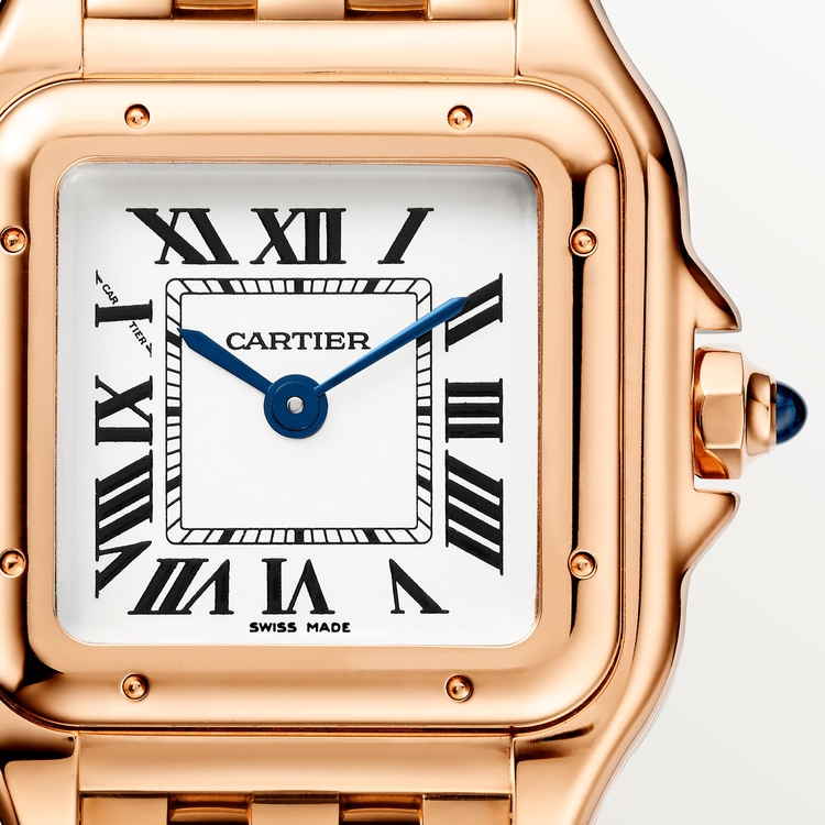 PANTHÈRE DE CARTIER WATCH Small model, quartz movement, rose gold【1:1 Replica】