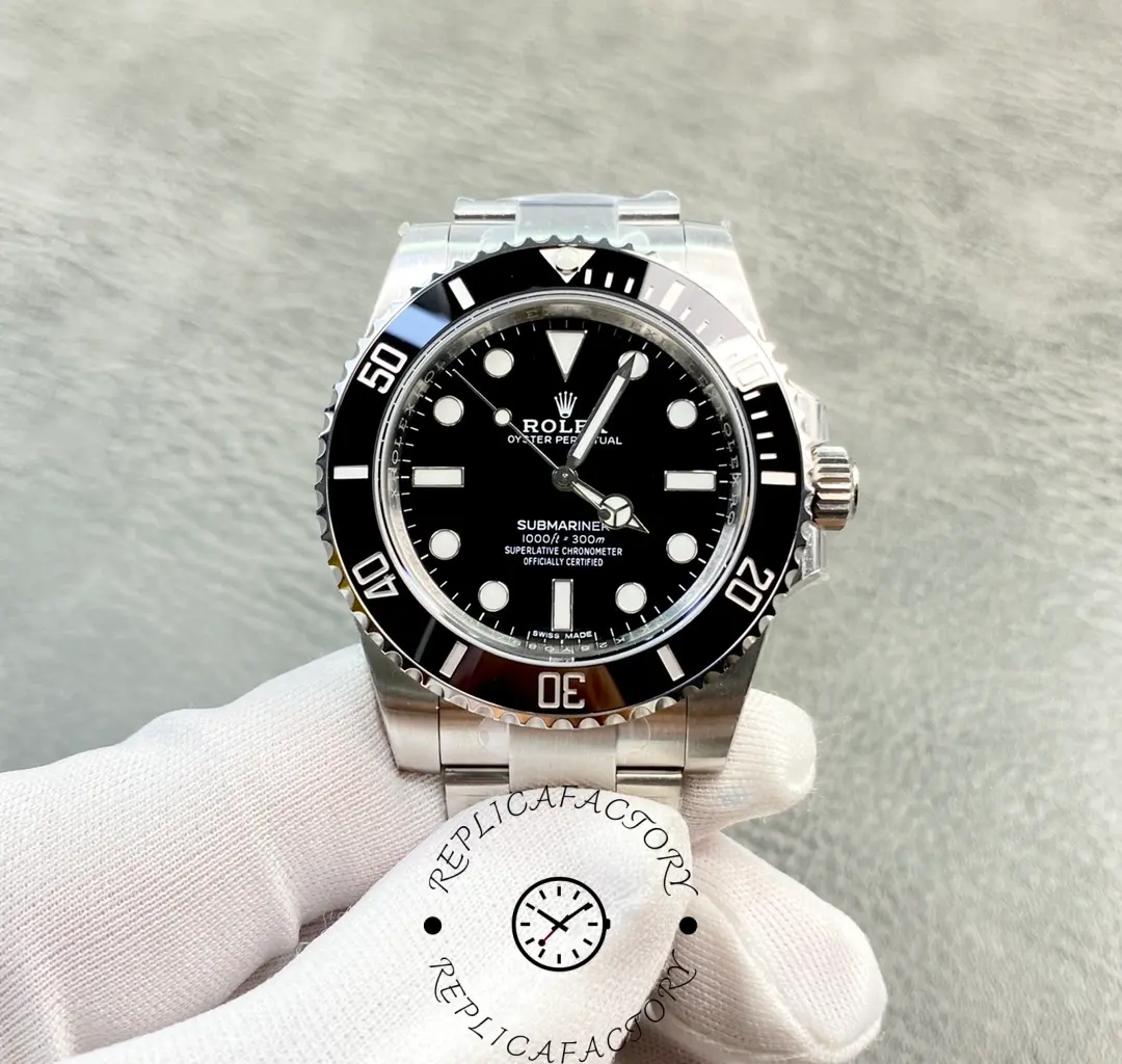Rolex Submariner 114060 Stainless Steel Black Dial 40mm Mens Replica Watch