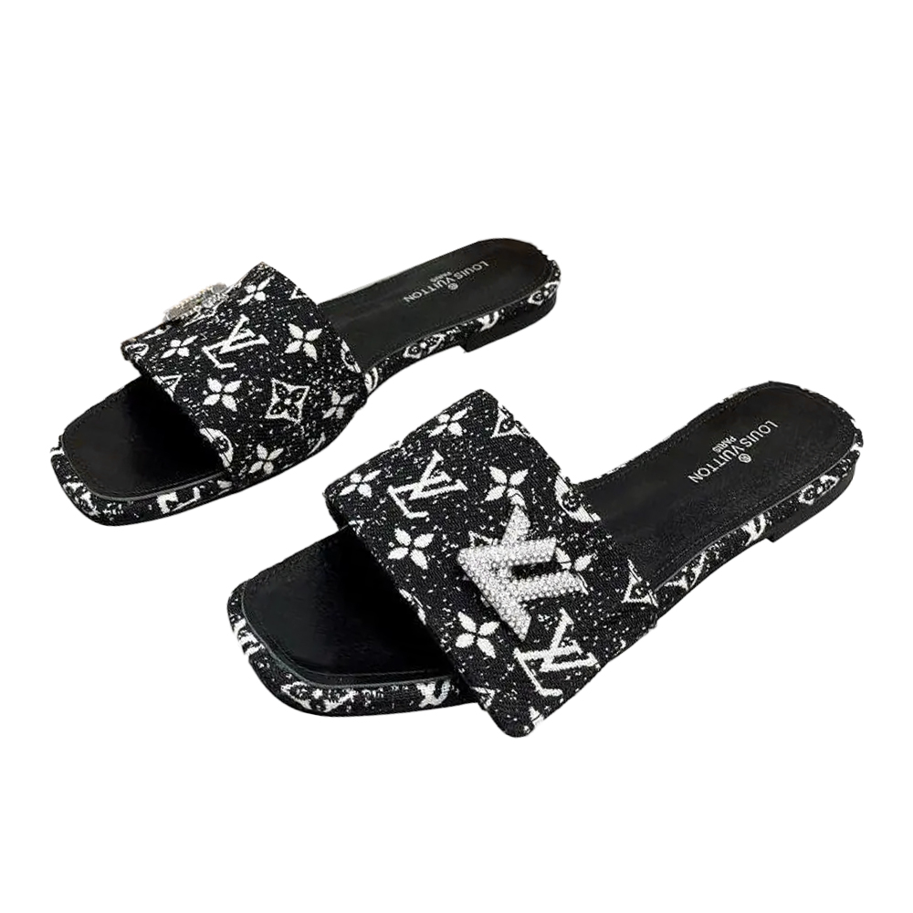 LV Flat Flat Flip-flops  Slide Sandal