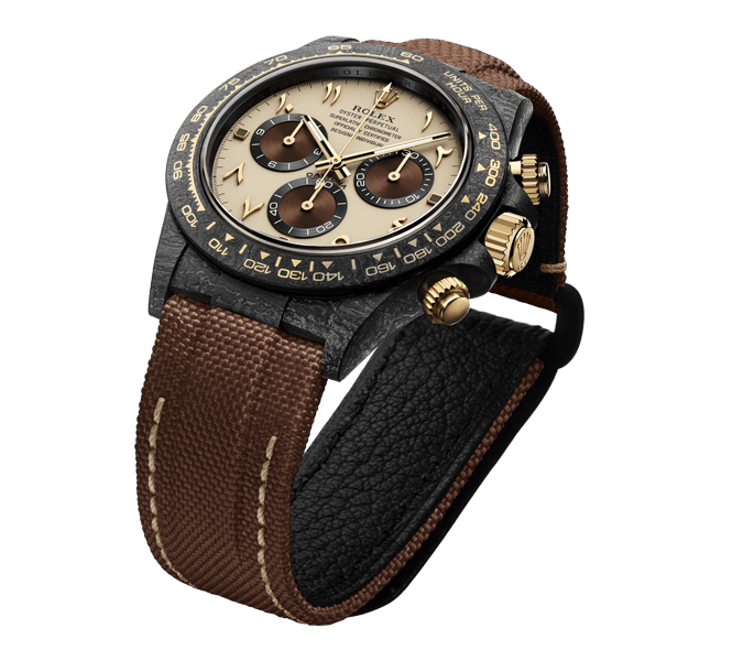 ROLEX Diw Daytona carbon desert eagle arabic 40mm oyster black【1:1 Replica】