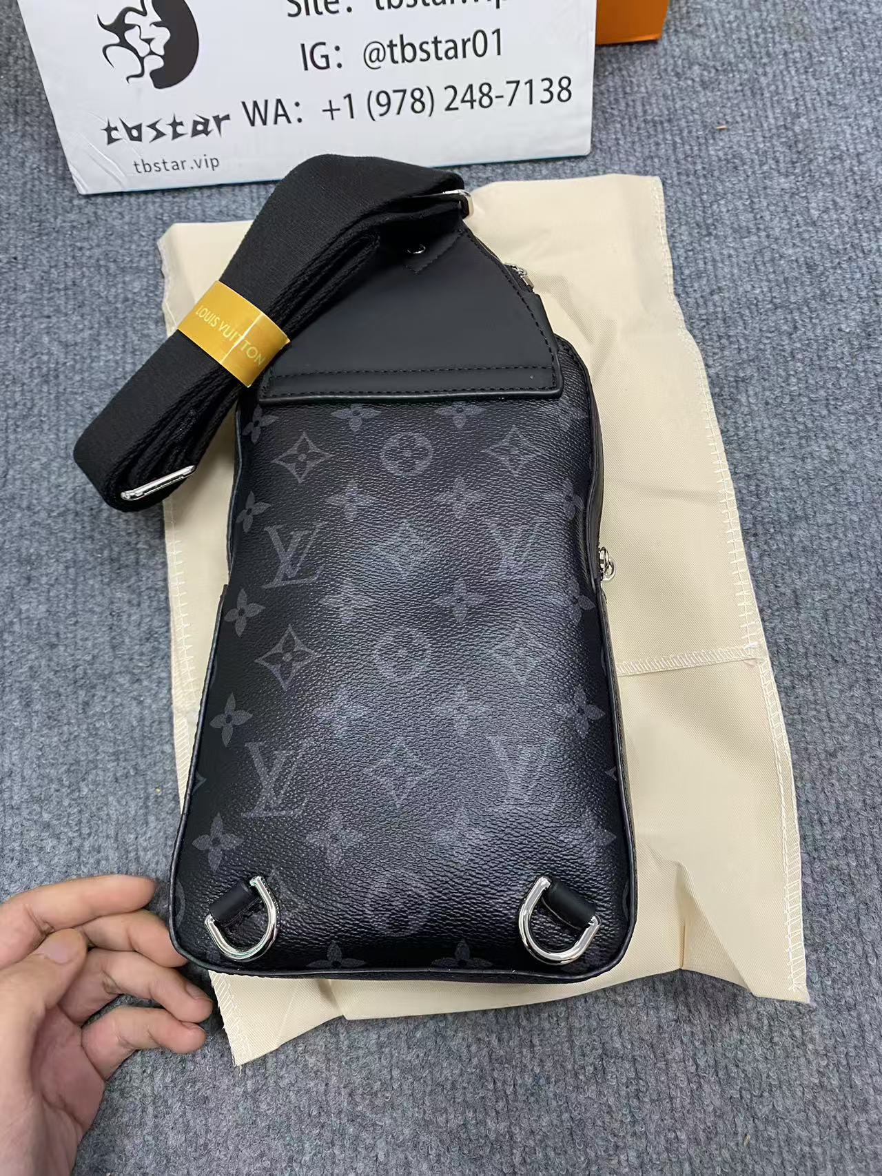 LV Chest Bag Black Color