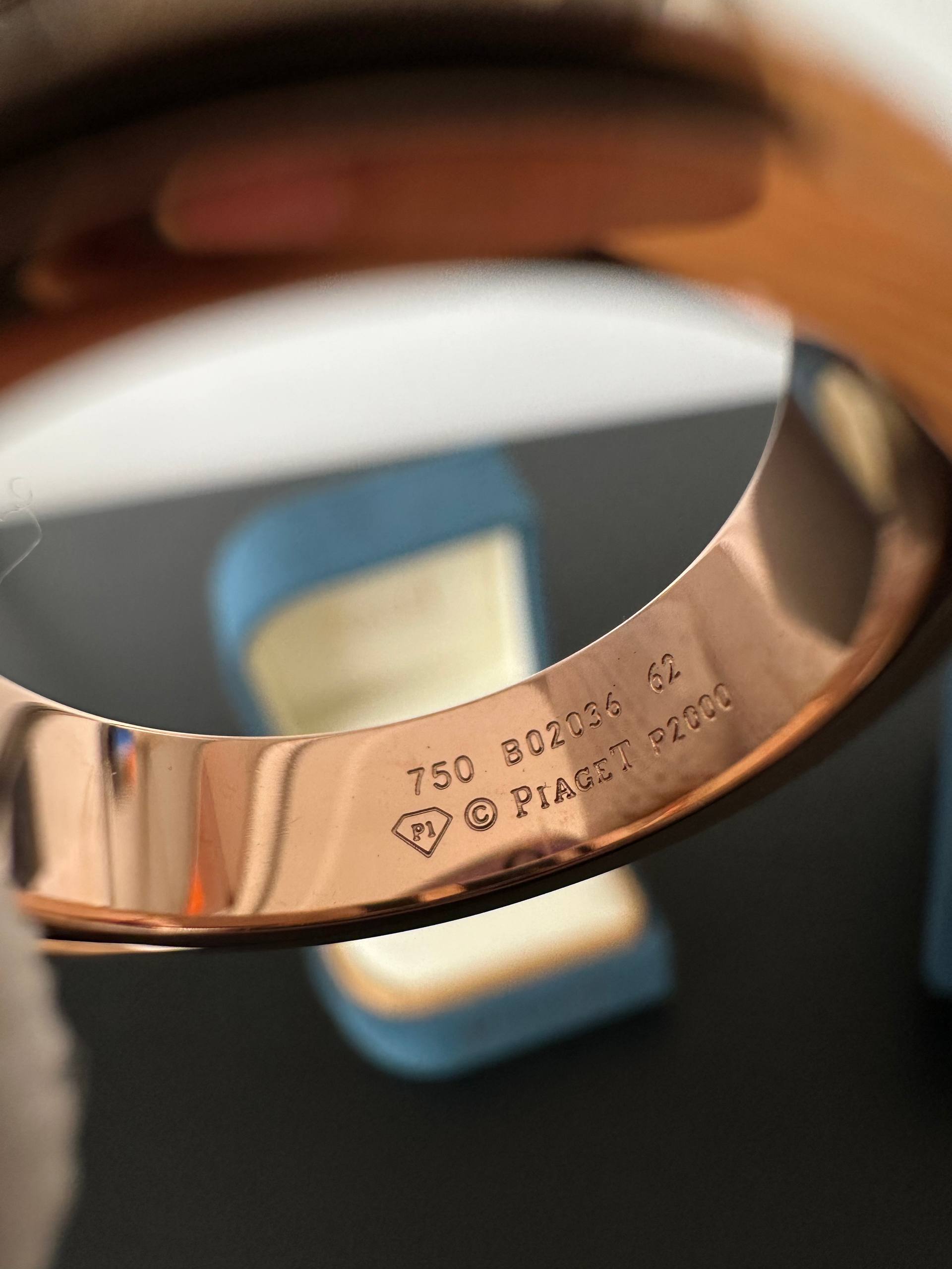 Piaget Possession Rose Gold Diamond Spinning Ring