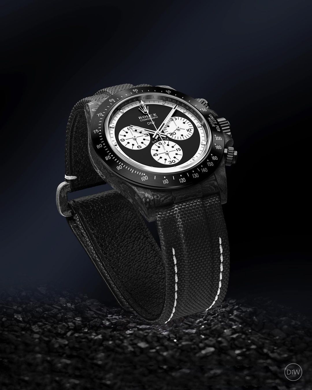 NTPT Carbon Rolex DiW Daytona “PAUL NEWMAN BLACK DLC