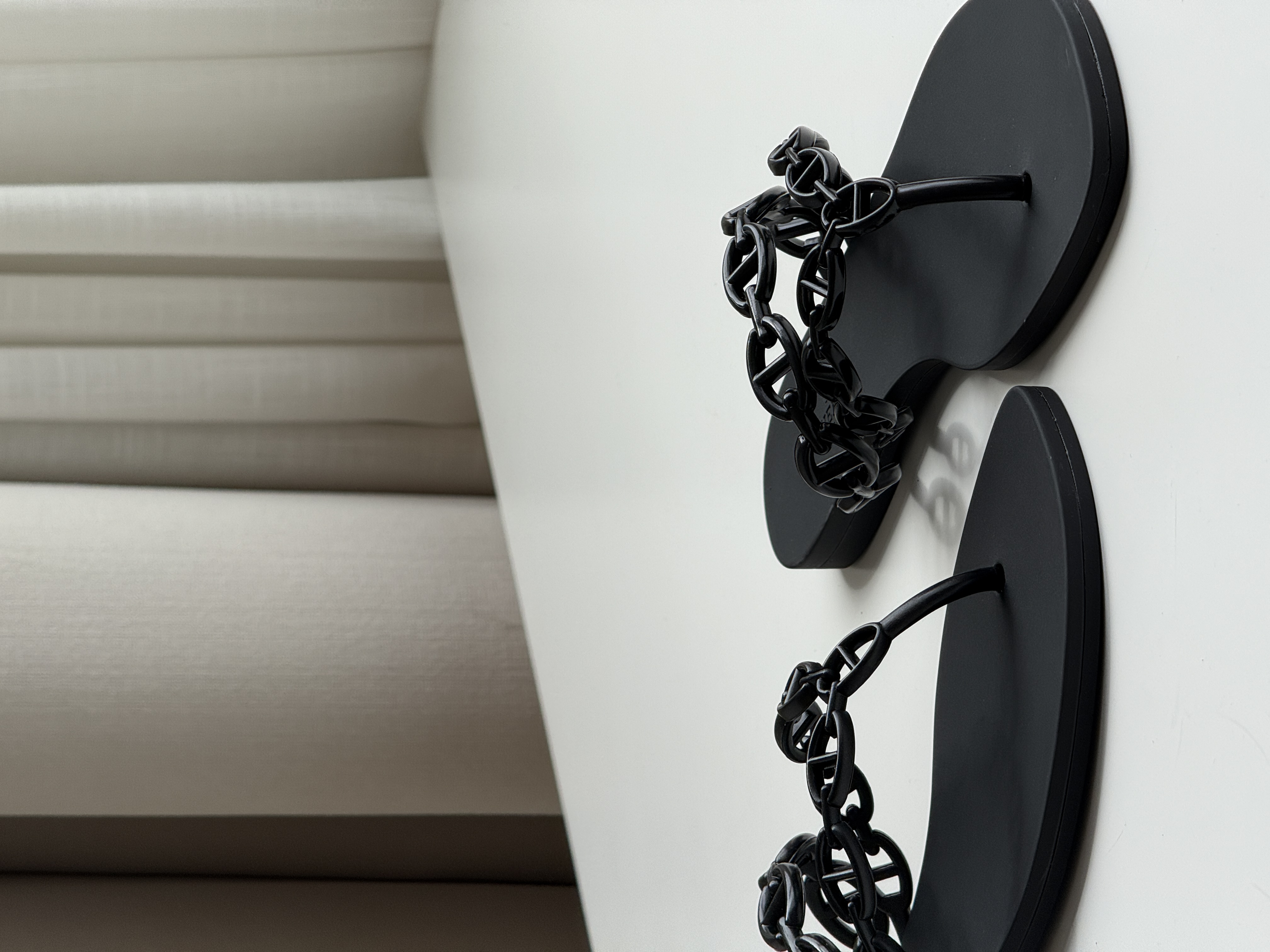 Hermès Island Chaine d'Ancre Jelly Sandals