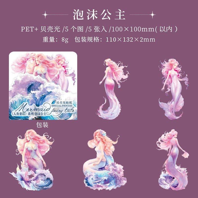 1099 Stickers Mermaid Fairy Tale Series