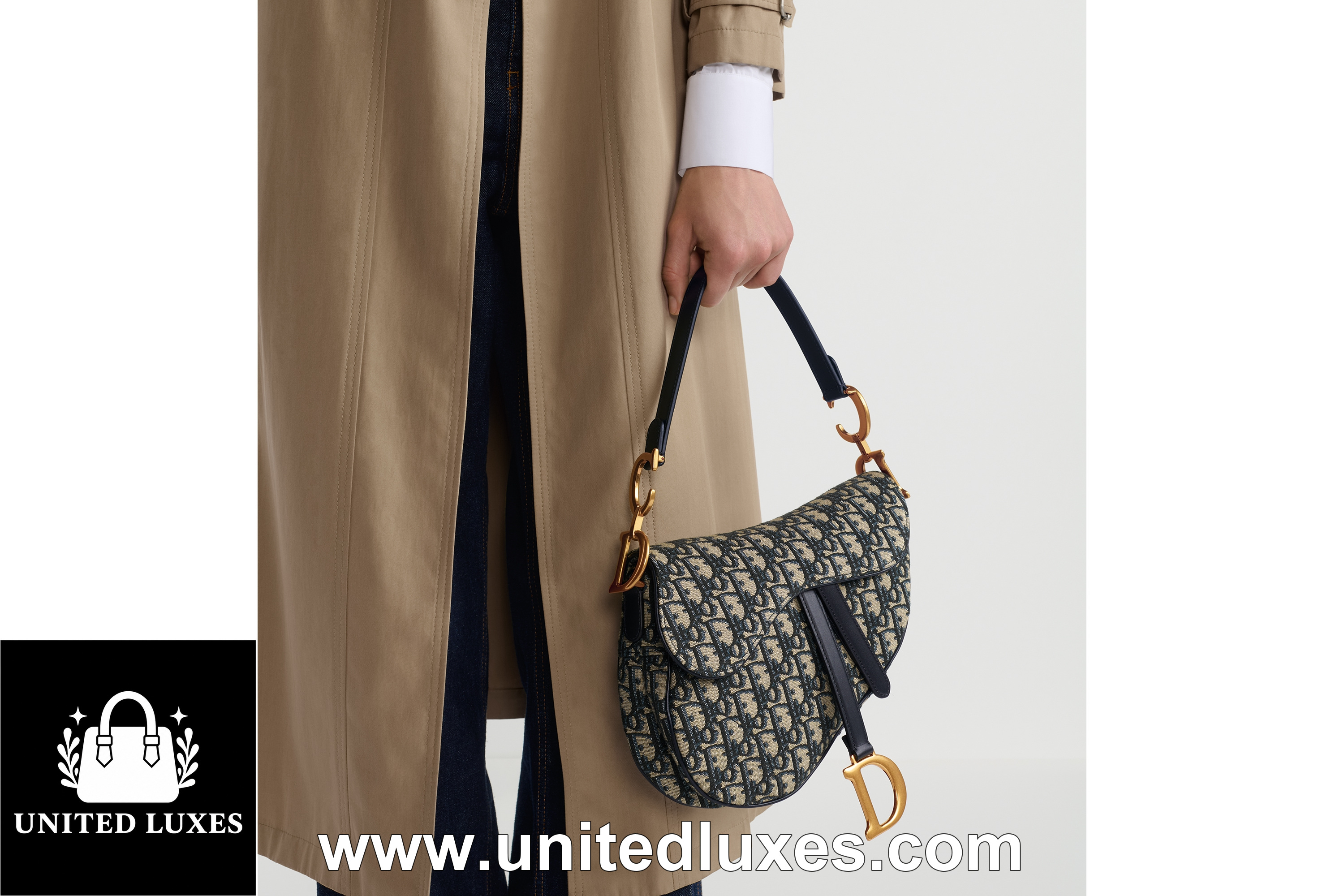 Replica Saddle Bag with Strap