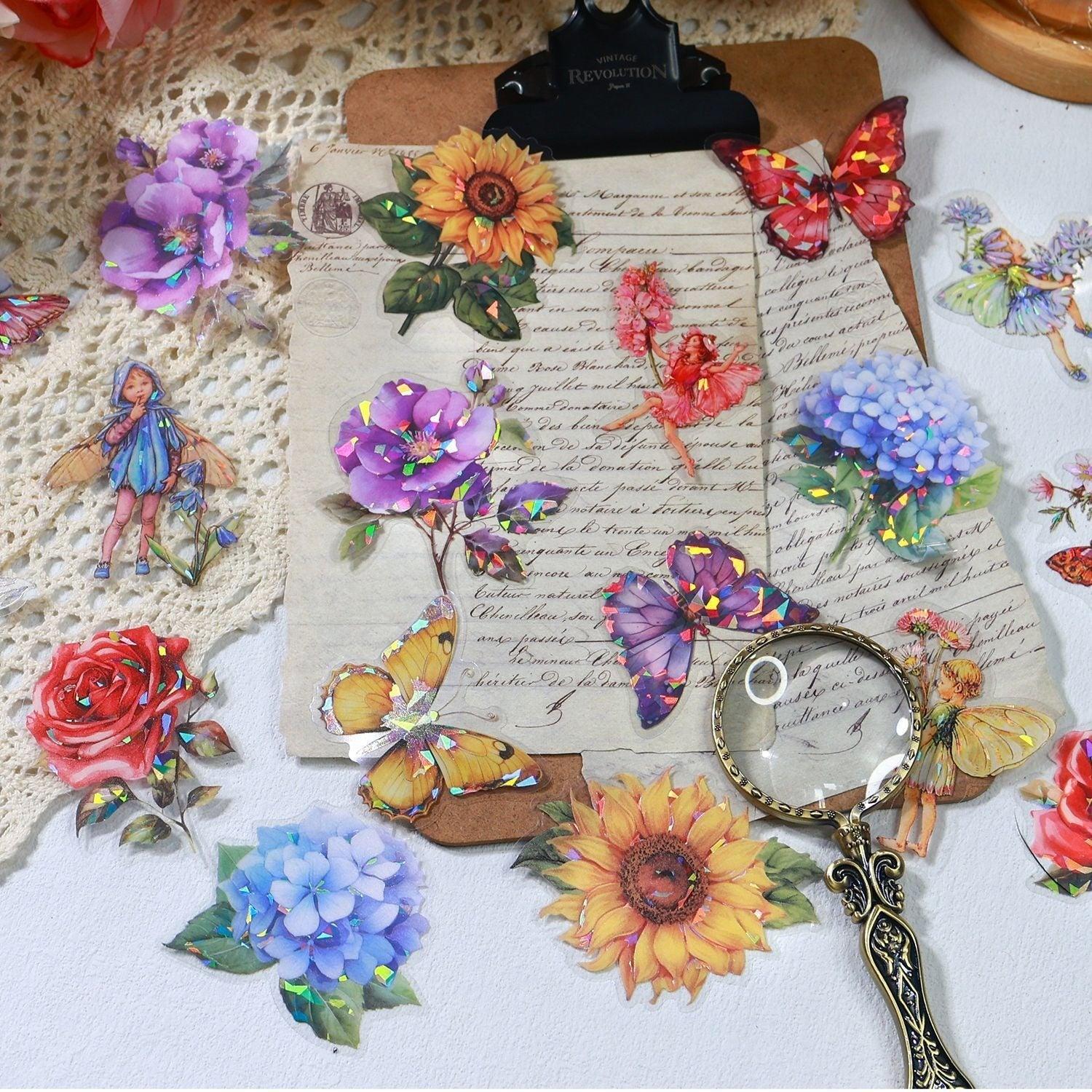 1118 Stickers Flower Fairy Garden Series