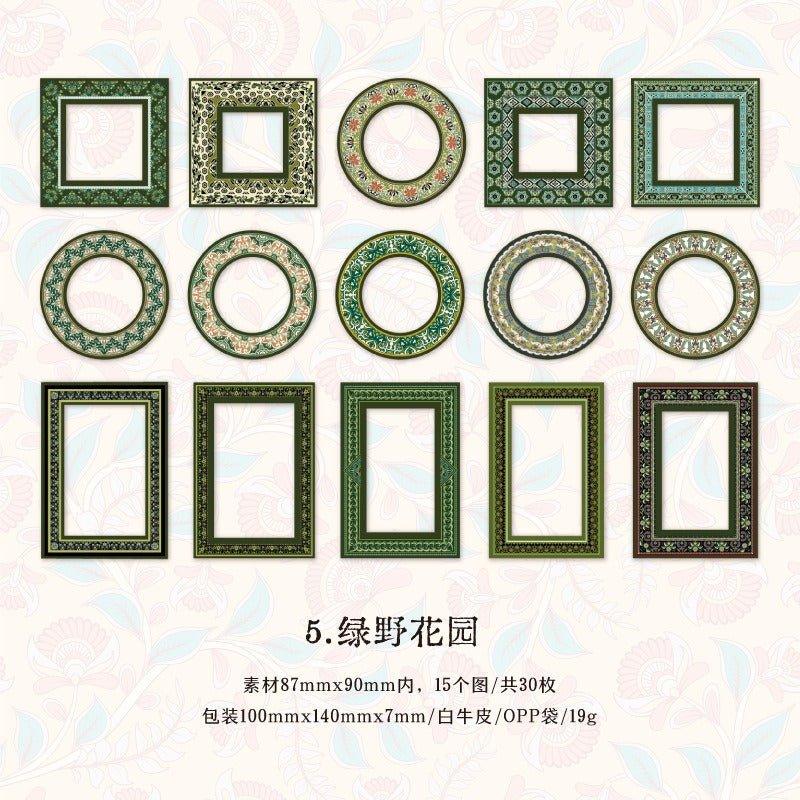 2135 Material Paper Between Square and Round Series