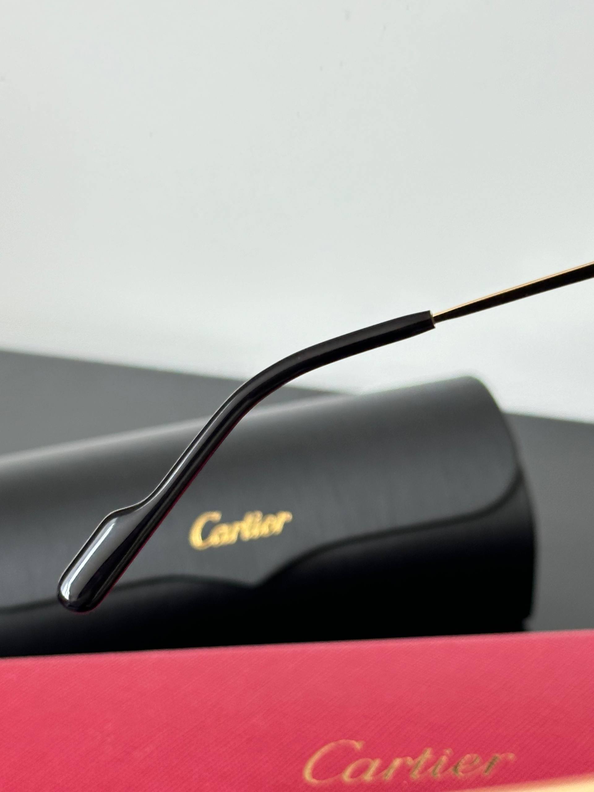 Cartier Panthère Rimless Square Sunglasses