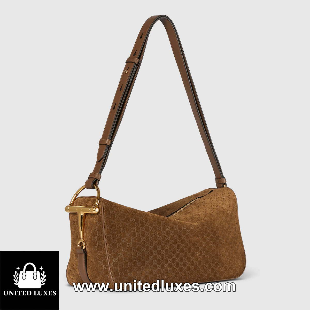 Replica Gucci Half Horsebit medium shoulder bag