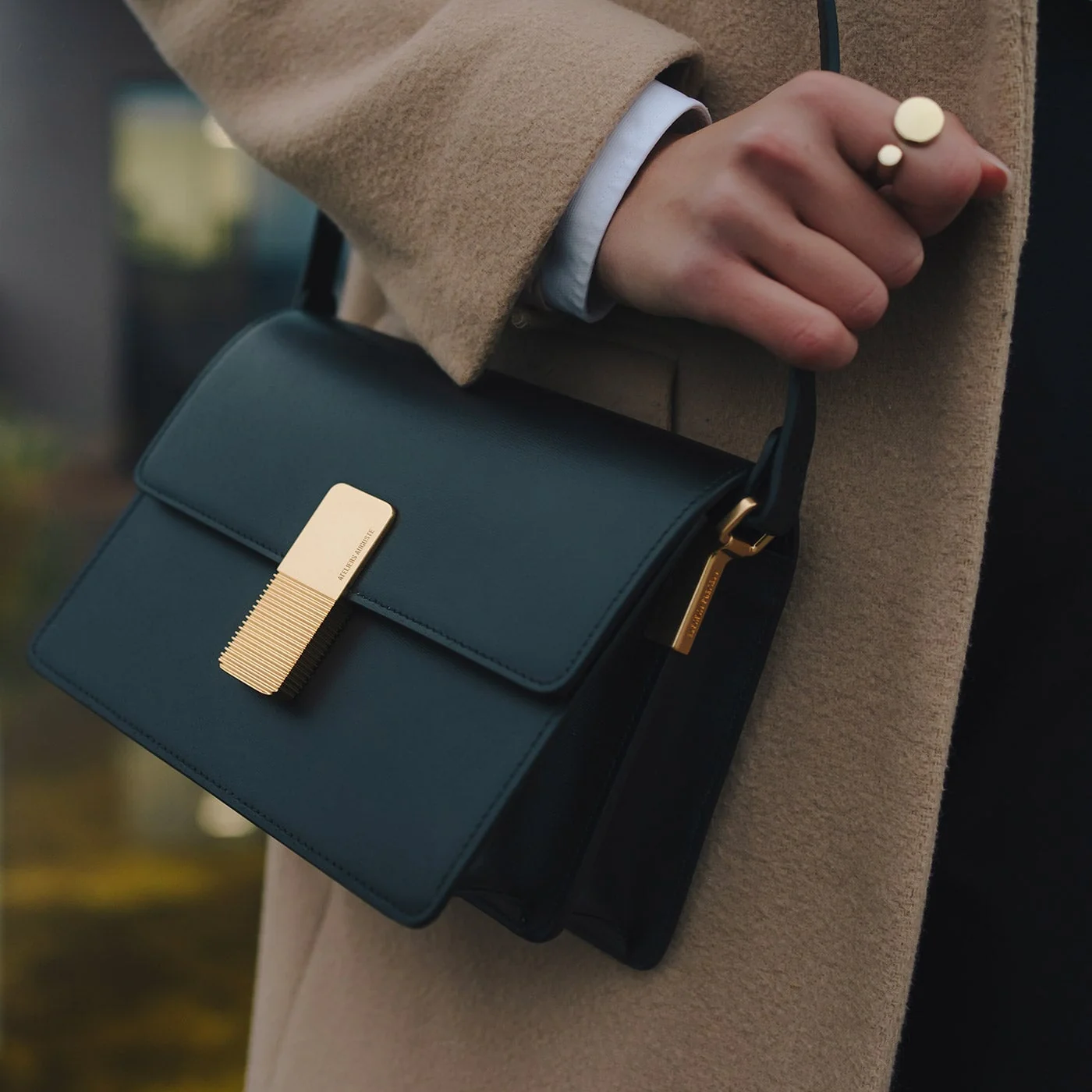 Gabriel - Cuir Box Noir