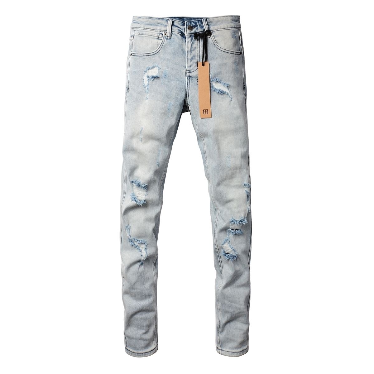 NO. 3001 Ksubi Ripped Jeans Light Blue Color