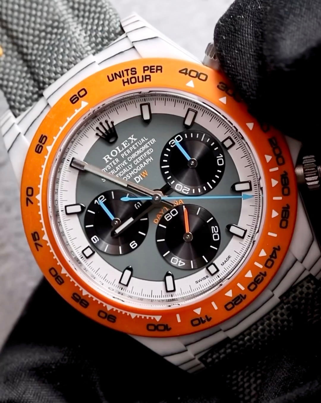 DiW Rolex Daytona OCELLARIS Quartz Fiber【1:1 Replica】