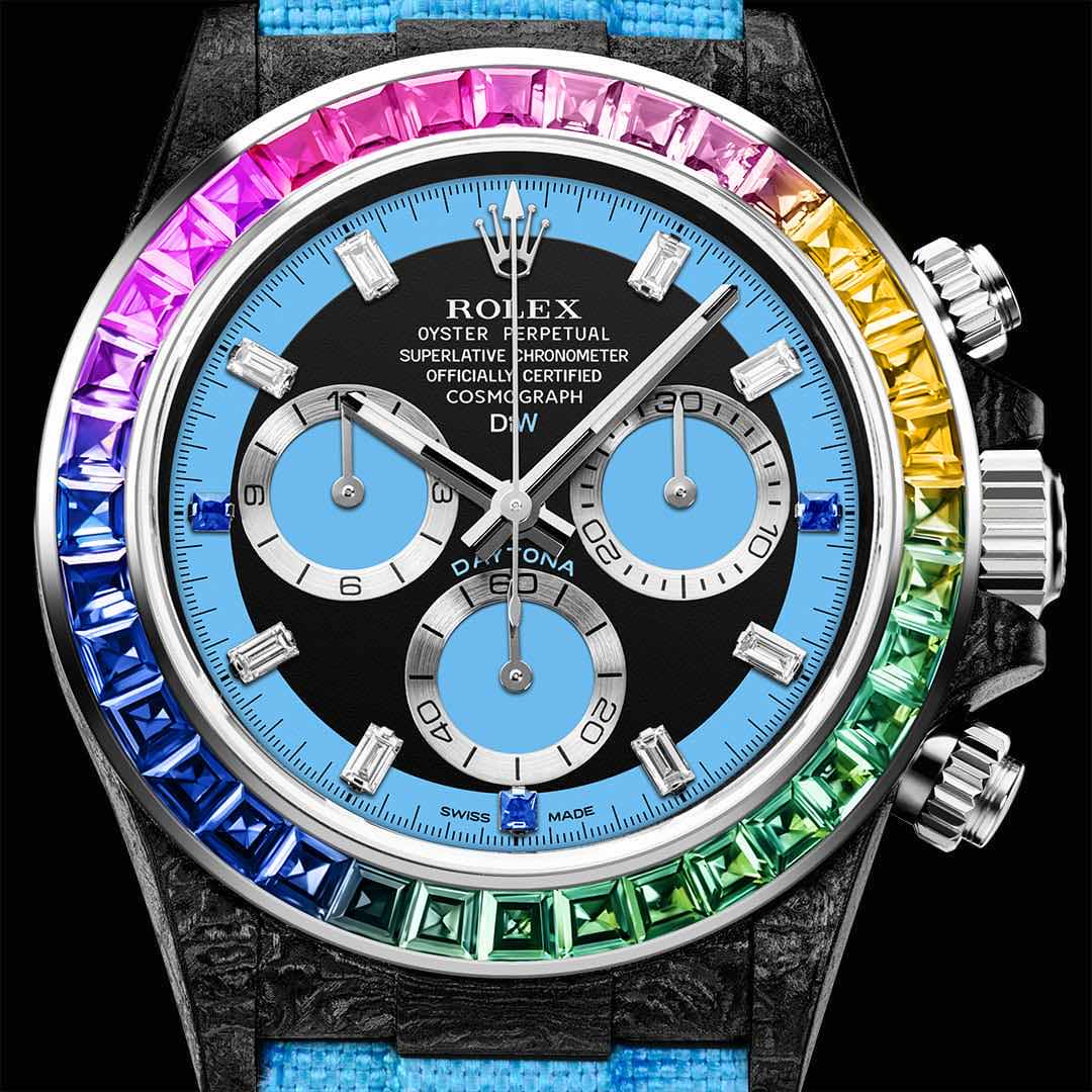 DiW Rolex Daytona RAINBOW BLUE【1:1 Replica】