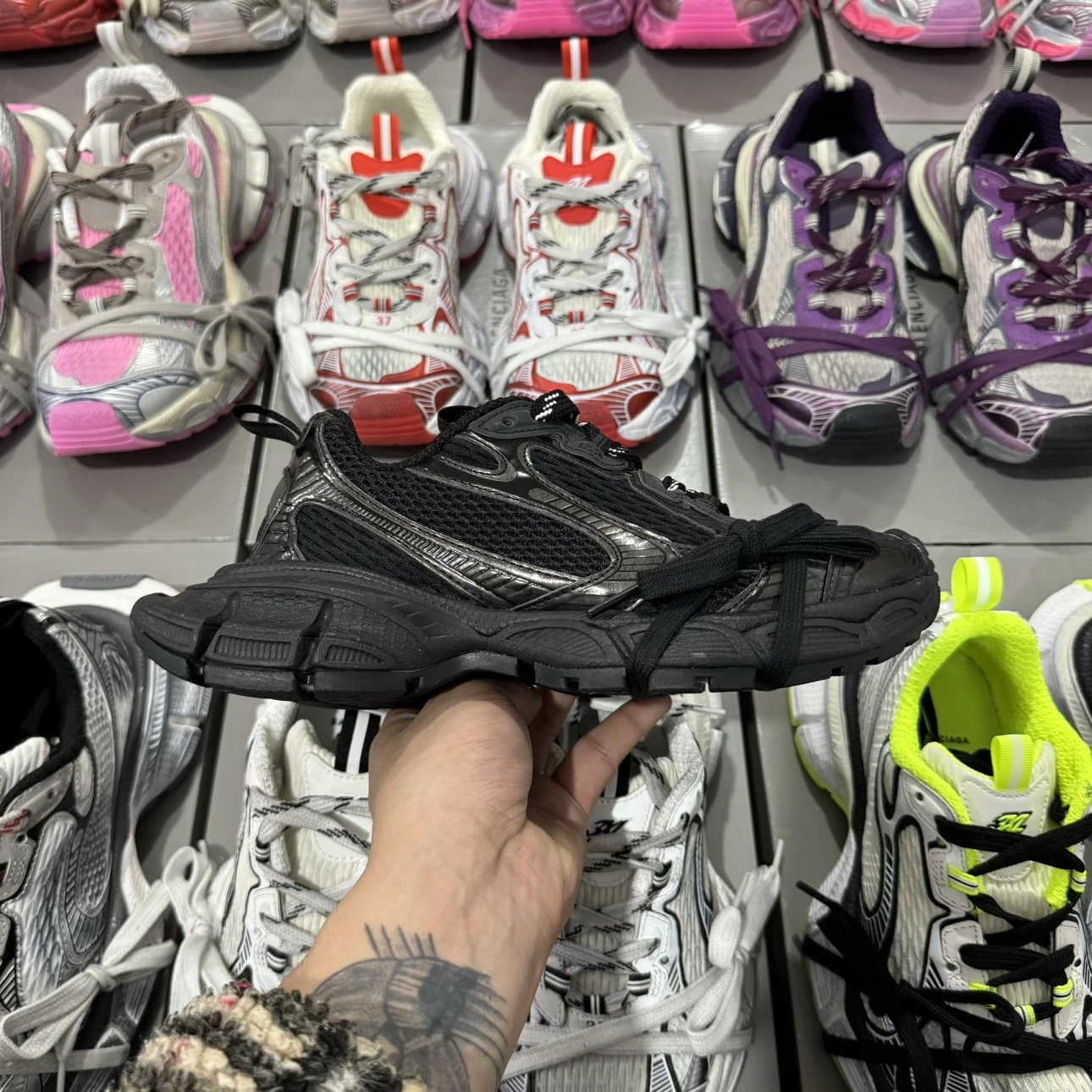 Balenciaga 3XL sneaker Tenth generation Black Color