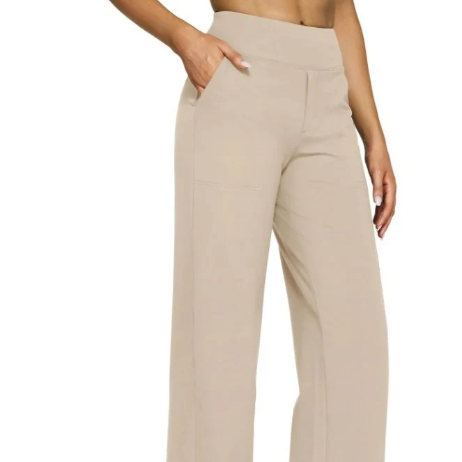 Pantalon Droit en Maille 