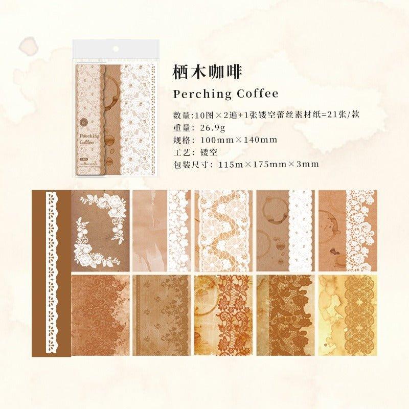 2163 Lace Material Paper One Paper Time Series