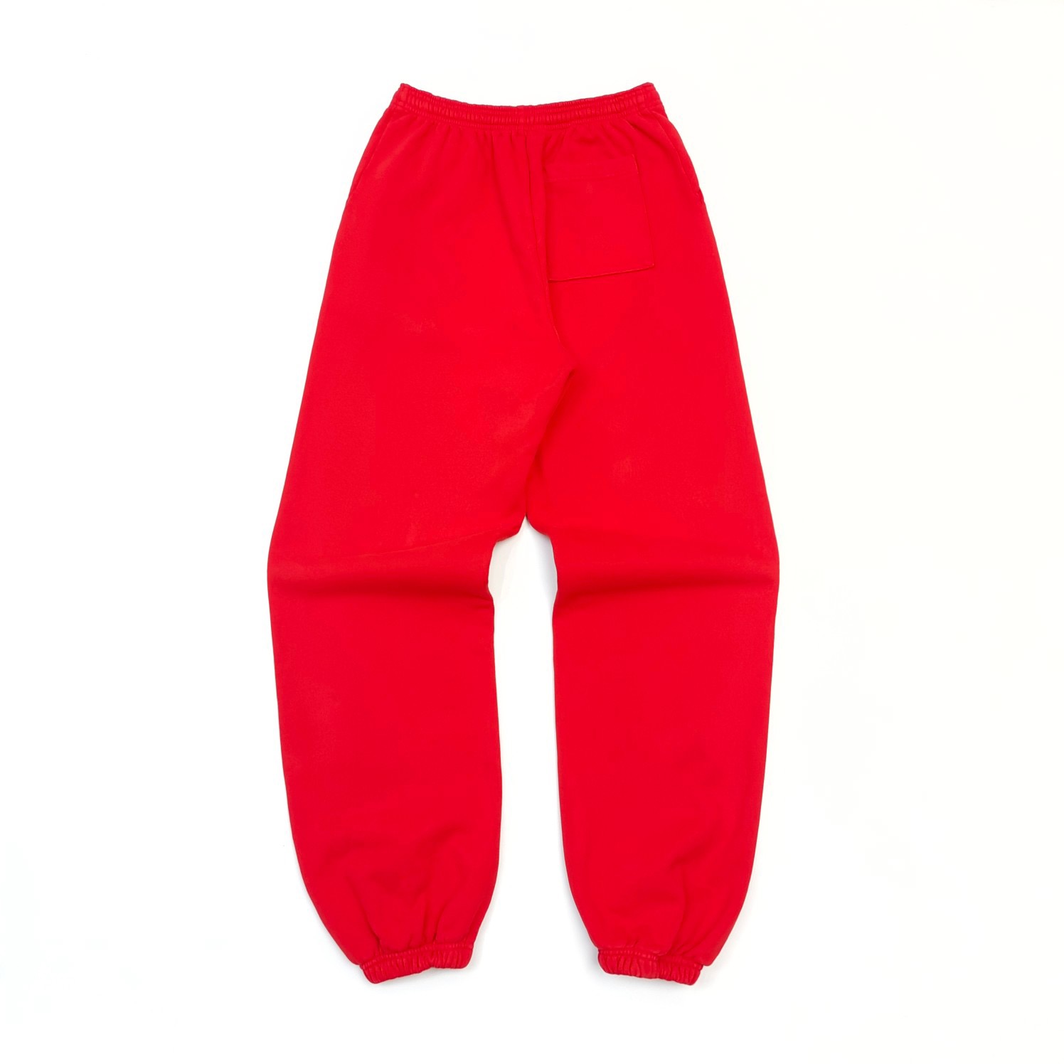 1:1 Best Quality Black Letters Pants Red