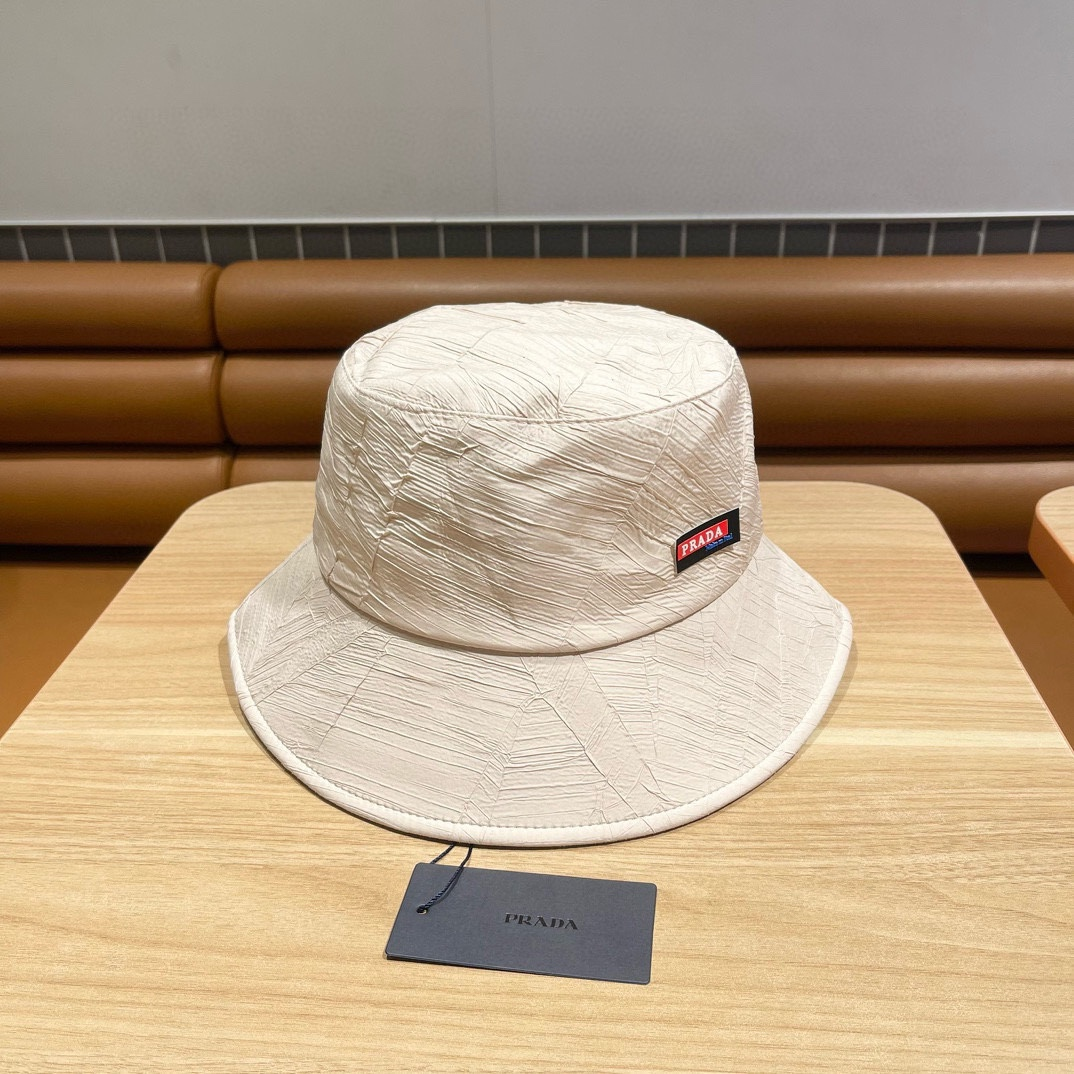 Prada Little Fisherman's Hat With a Face Sunhat
