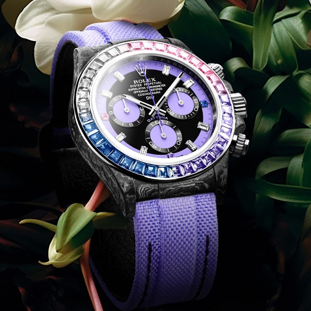 Rolex DiW Daytona RAINBOW VIOLET【1:1 Replica】
