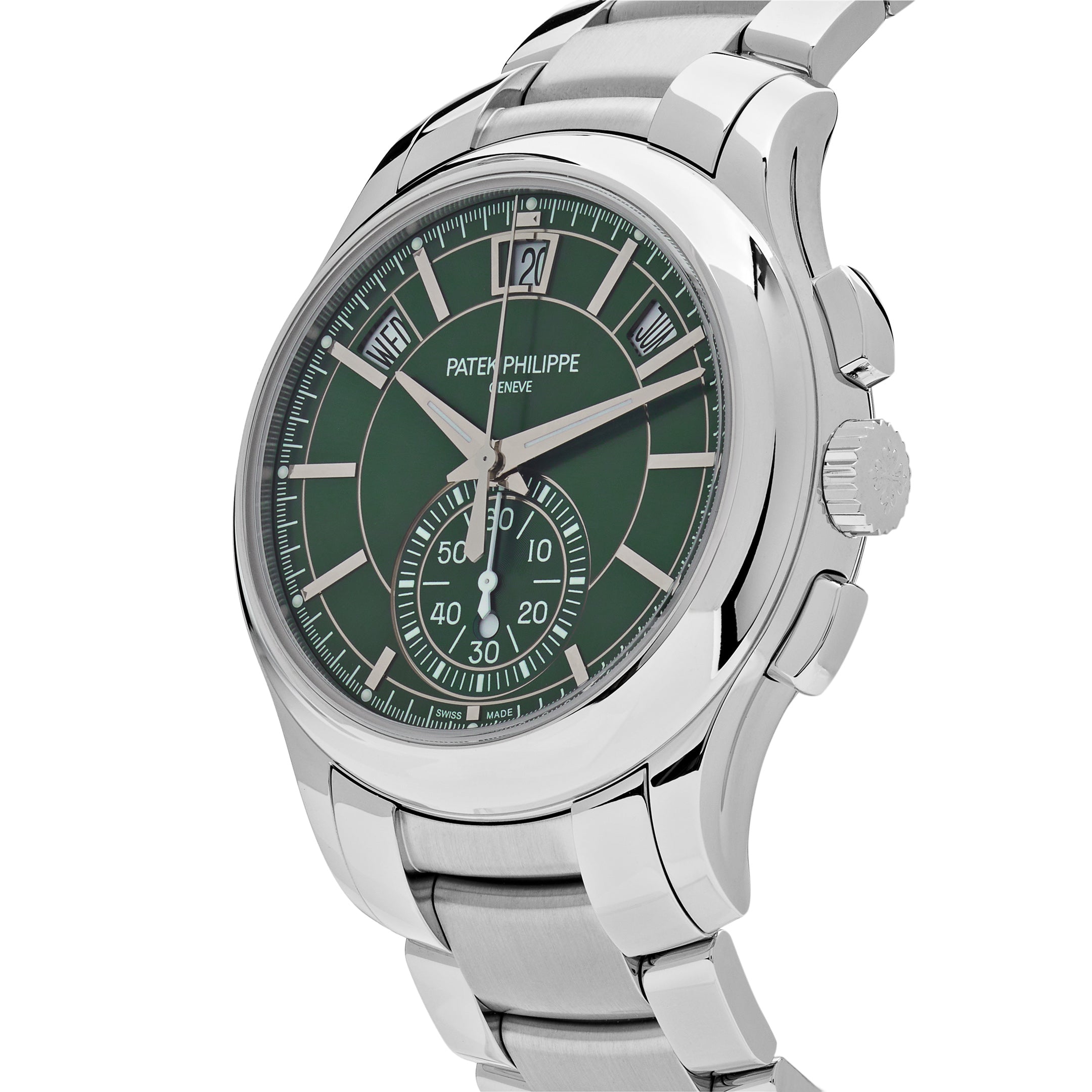 Patek Philippe Flyback Chronograph Annual Calendar Stainless Steel 5905/1A-001【1:1 Replica】
