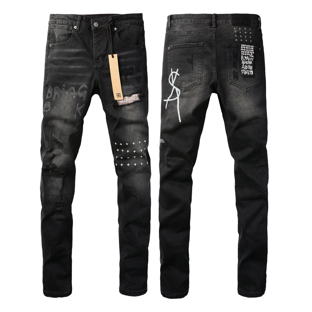 1:1 Best Quality Ksubi Jeans Black Color