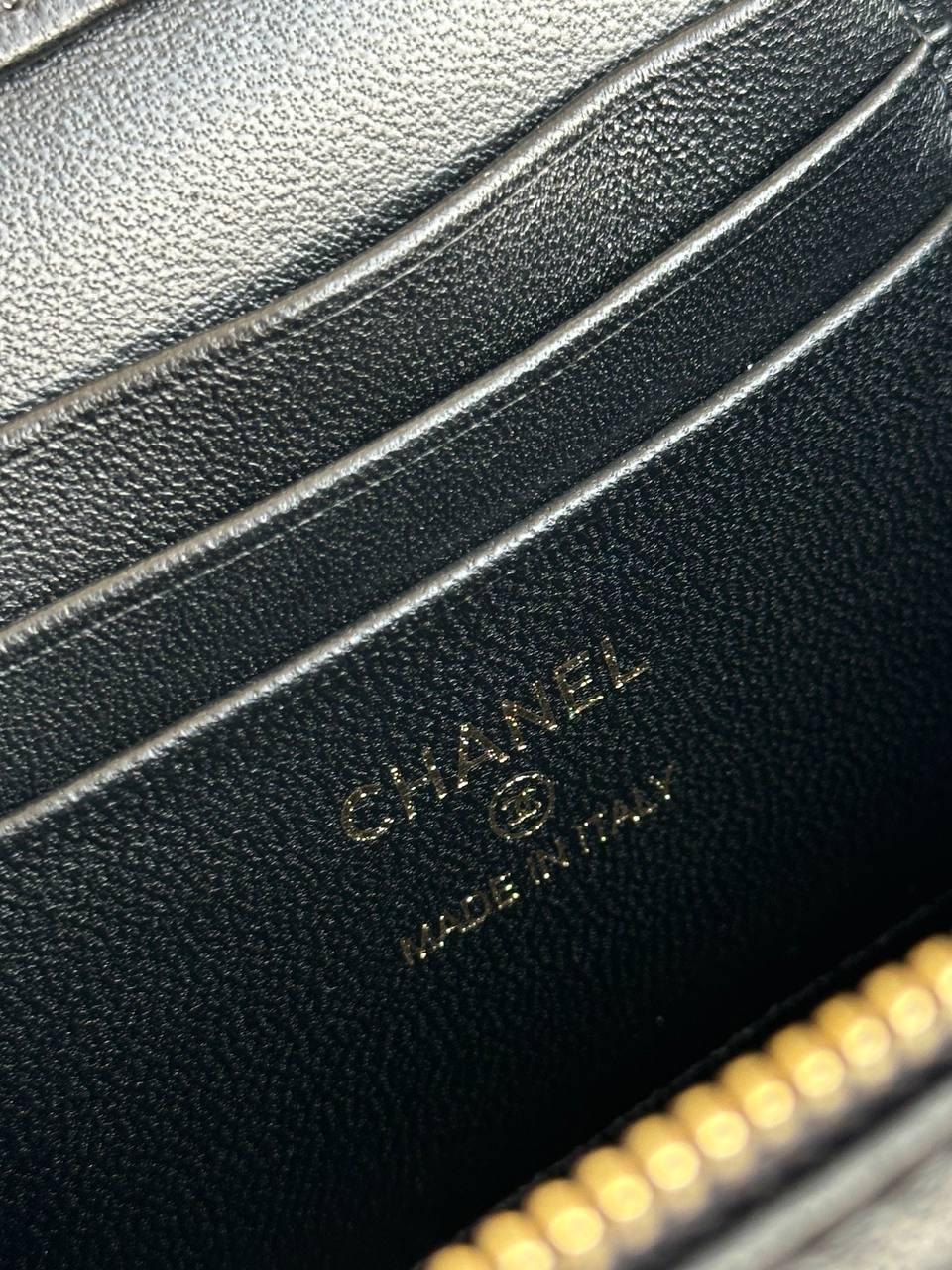 CHANEL Classic Quilted Vanity Case / Small Handle Bag