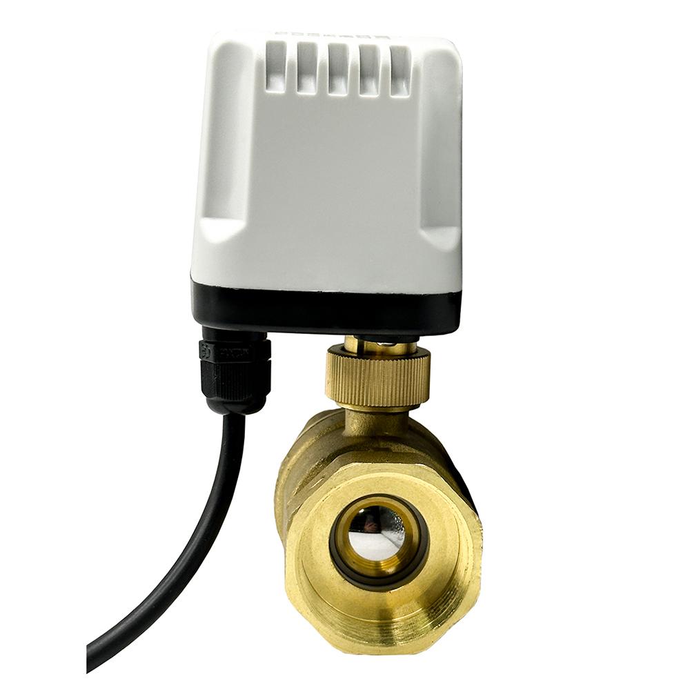 IP65 Waterproof Motorized Ball Valve 3-Wire 2 Control Brass Electric Ball Valve Big Torque Metal Motor