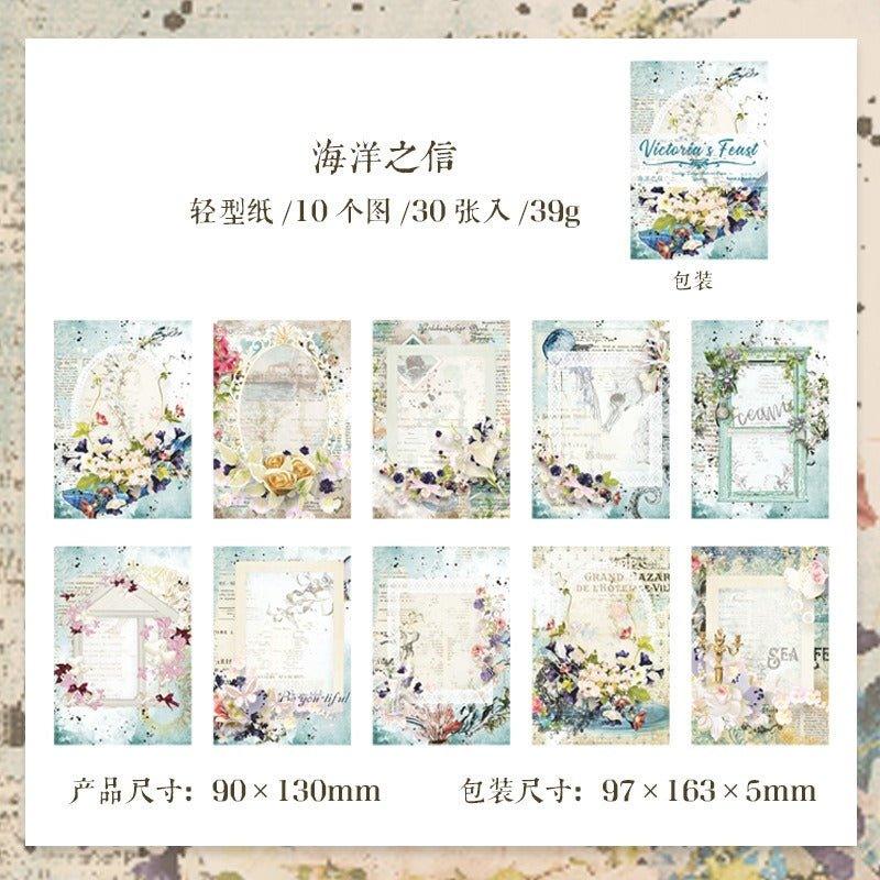 2168 Handmade Sewing Thread Material Paper Hand Sewing Time Series