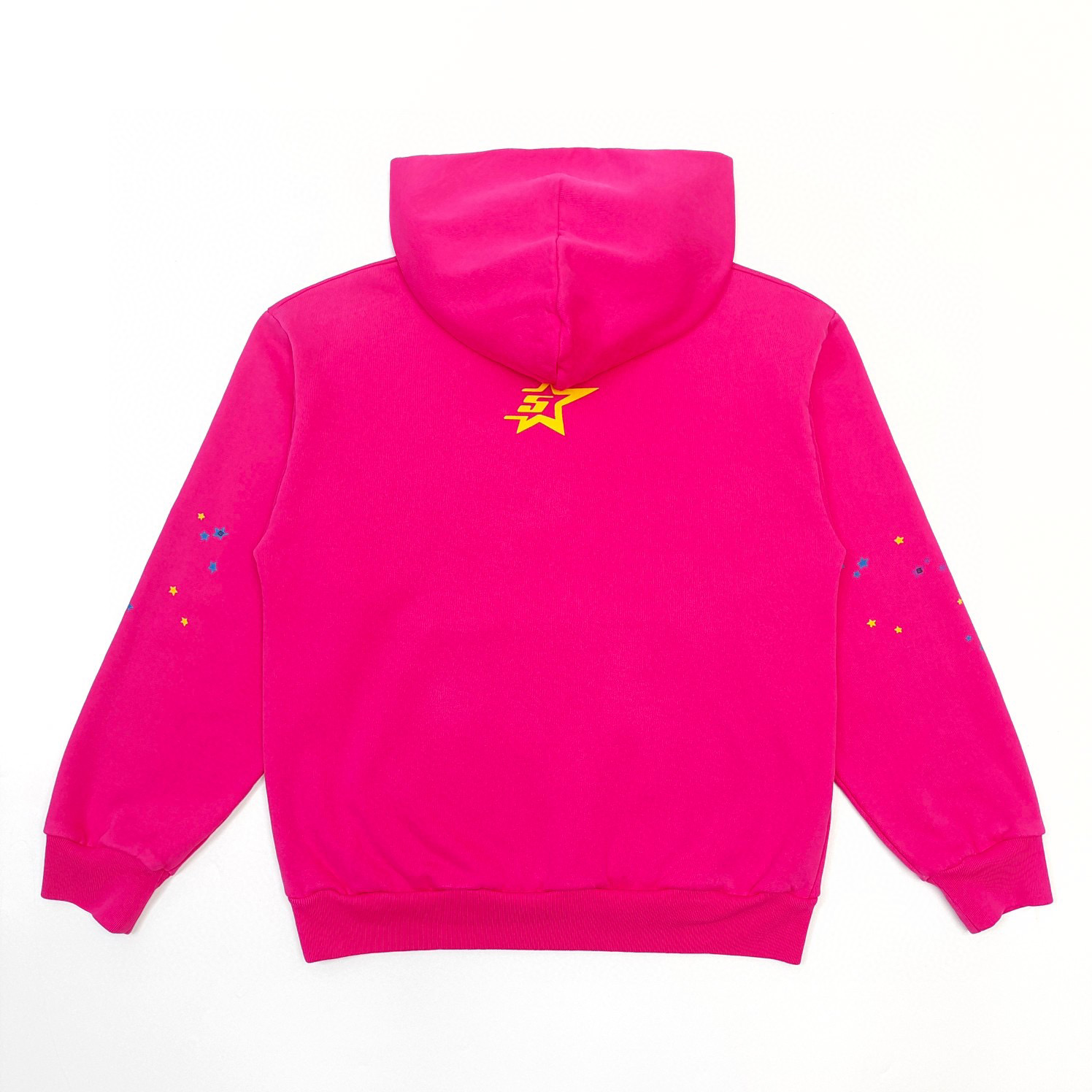 1:1 Best Quality Sp5der Pink Letters Hoodie Pink