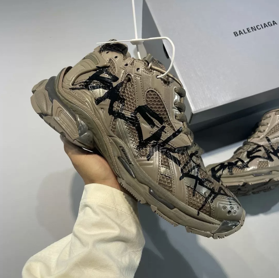 Balenciaga Runner 7.0 Brown Color
