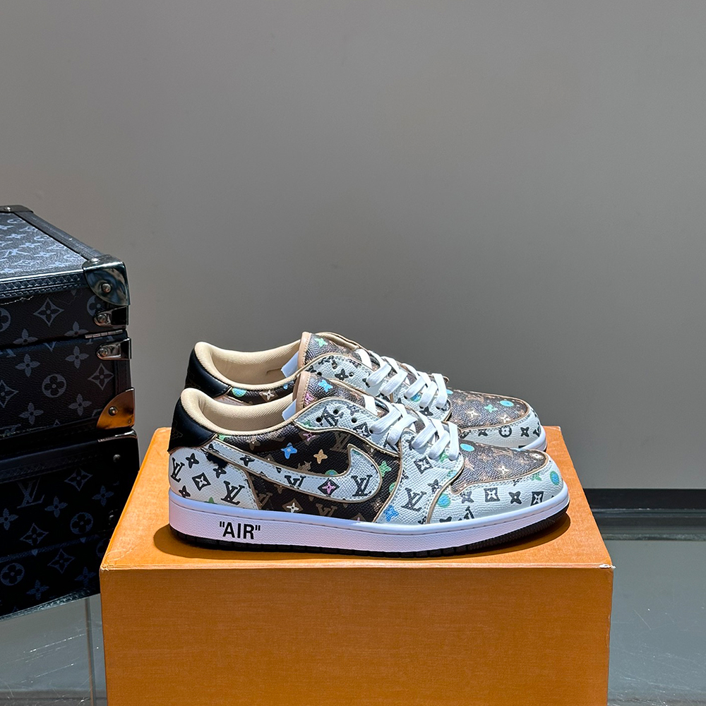 LV X Nike Co-Branded Casual Men's Sneakers