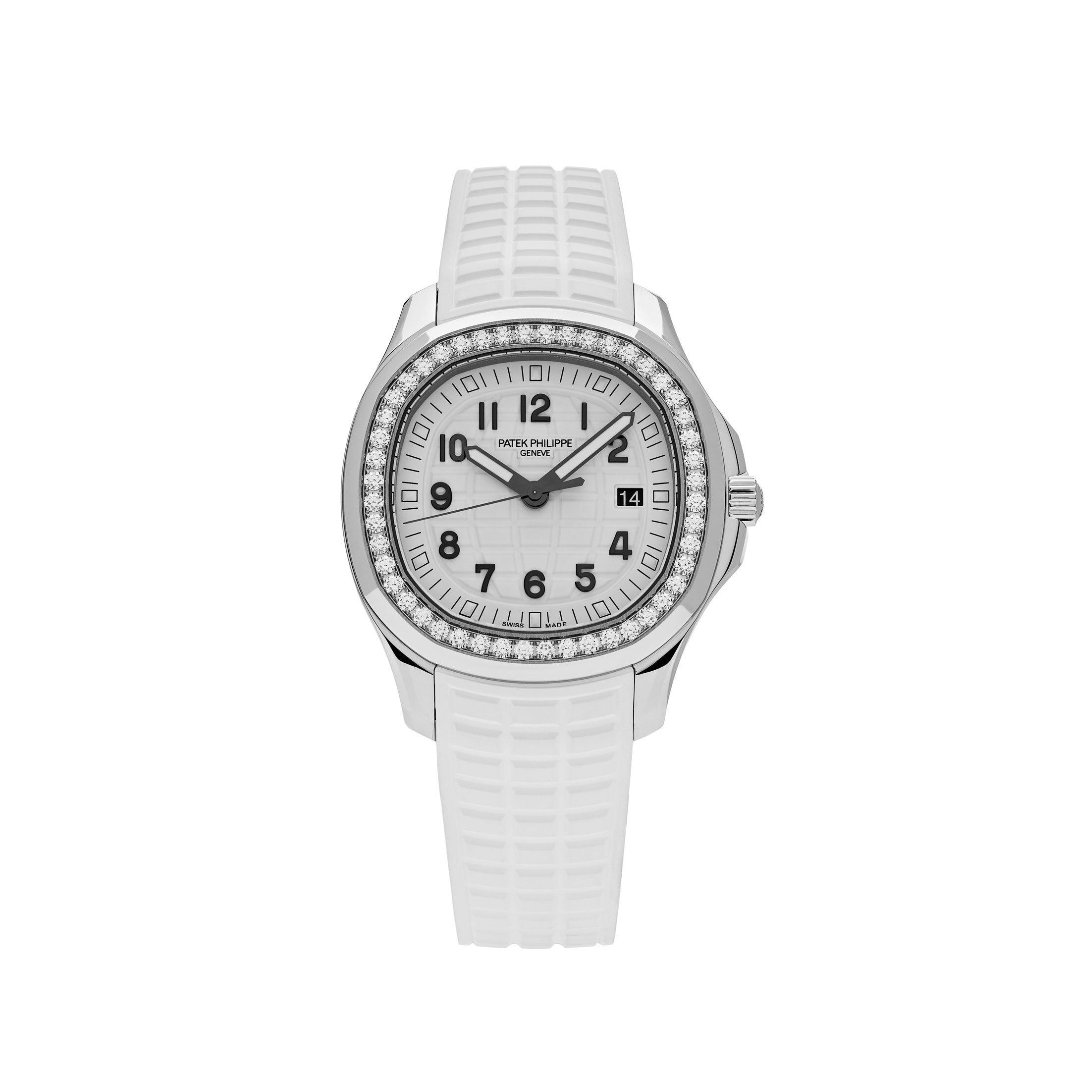 Patek Philippe Aquanaut Luce Stainless Steel White Dial Diamond Bezel 5267/200A-010【1:1 Replica】