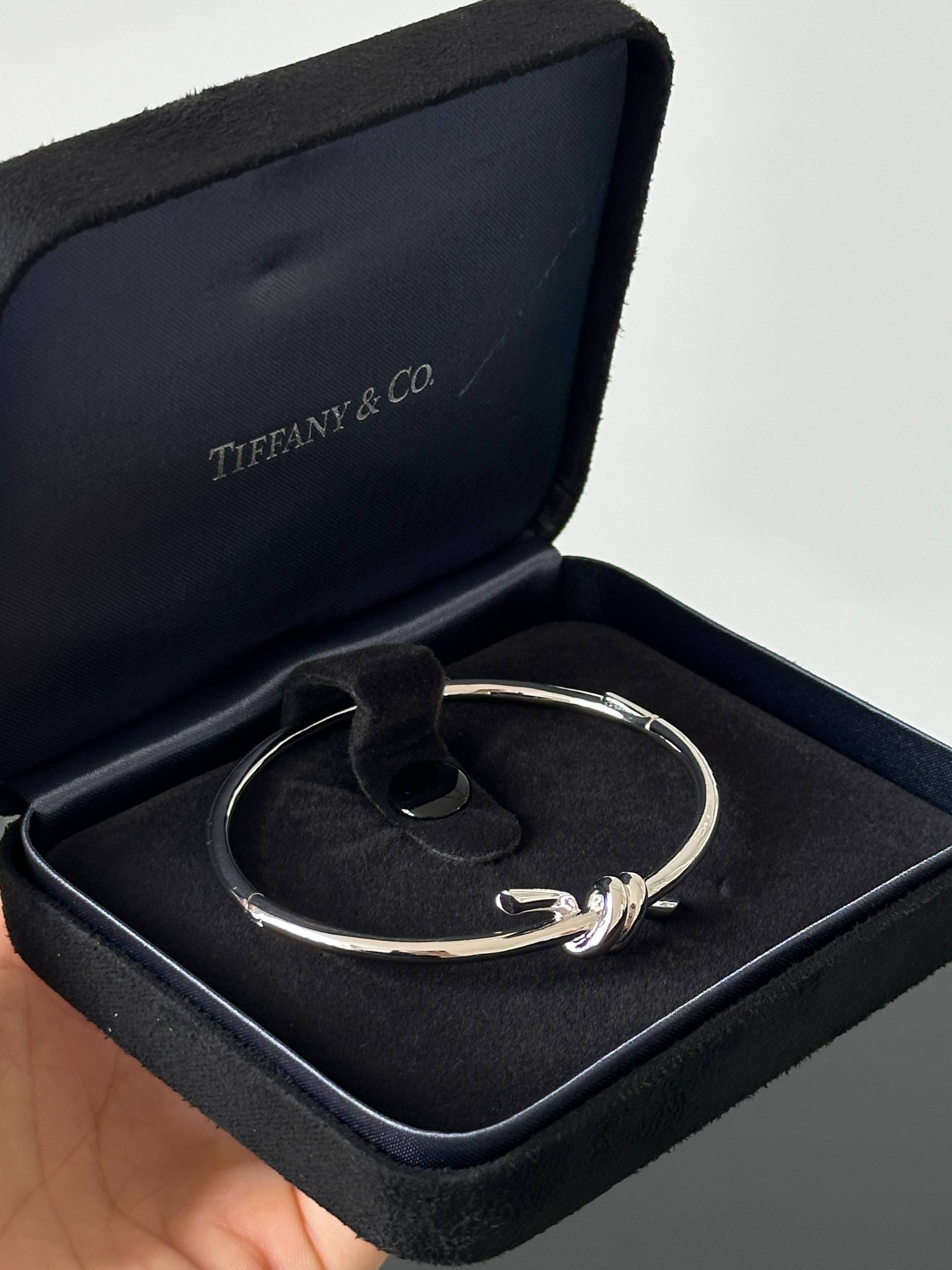 Tiffany & Co. Knot Bangle in Sterling Silver