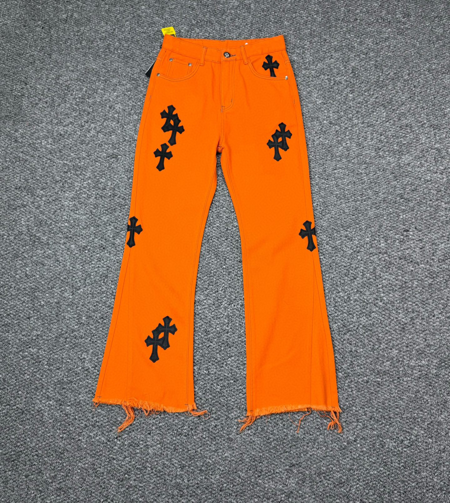 Chrome Heart Jeans Orange Color