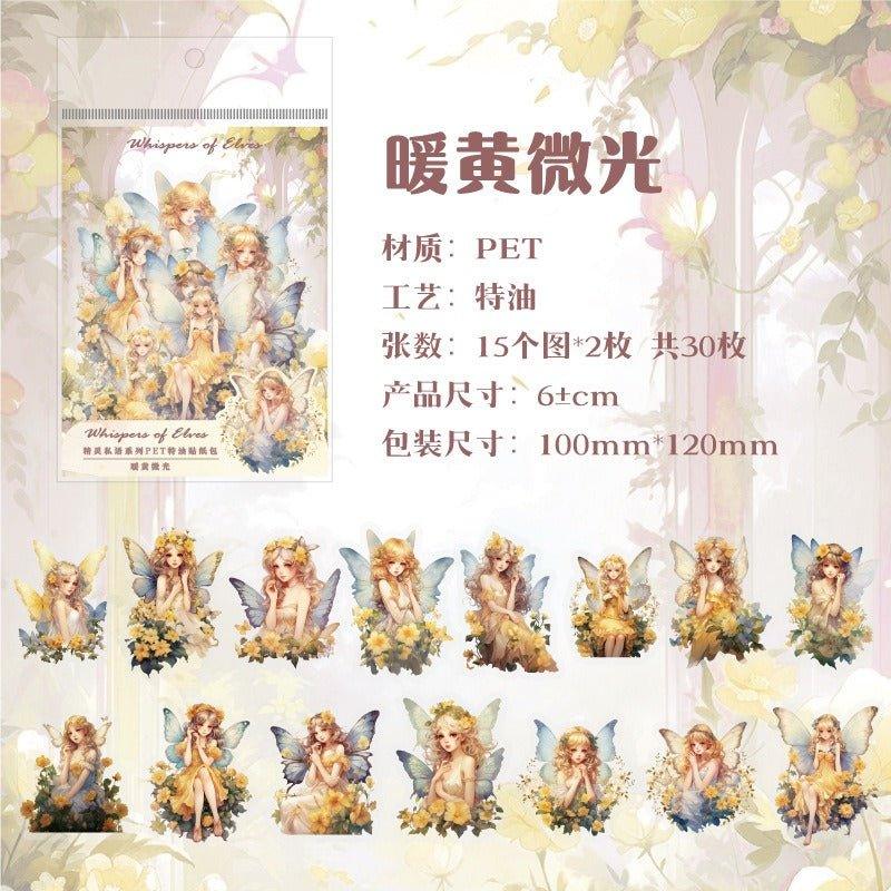 1136 PET Special Oil Sticker Pack Elf Whispering Series