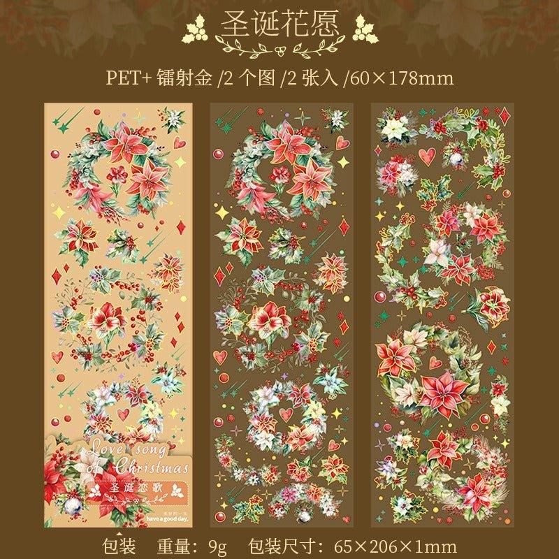 1034 Stickers Christmas Song Series