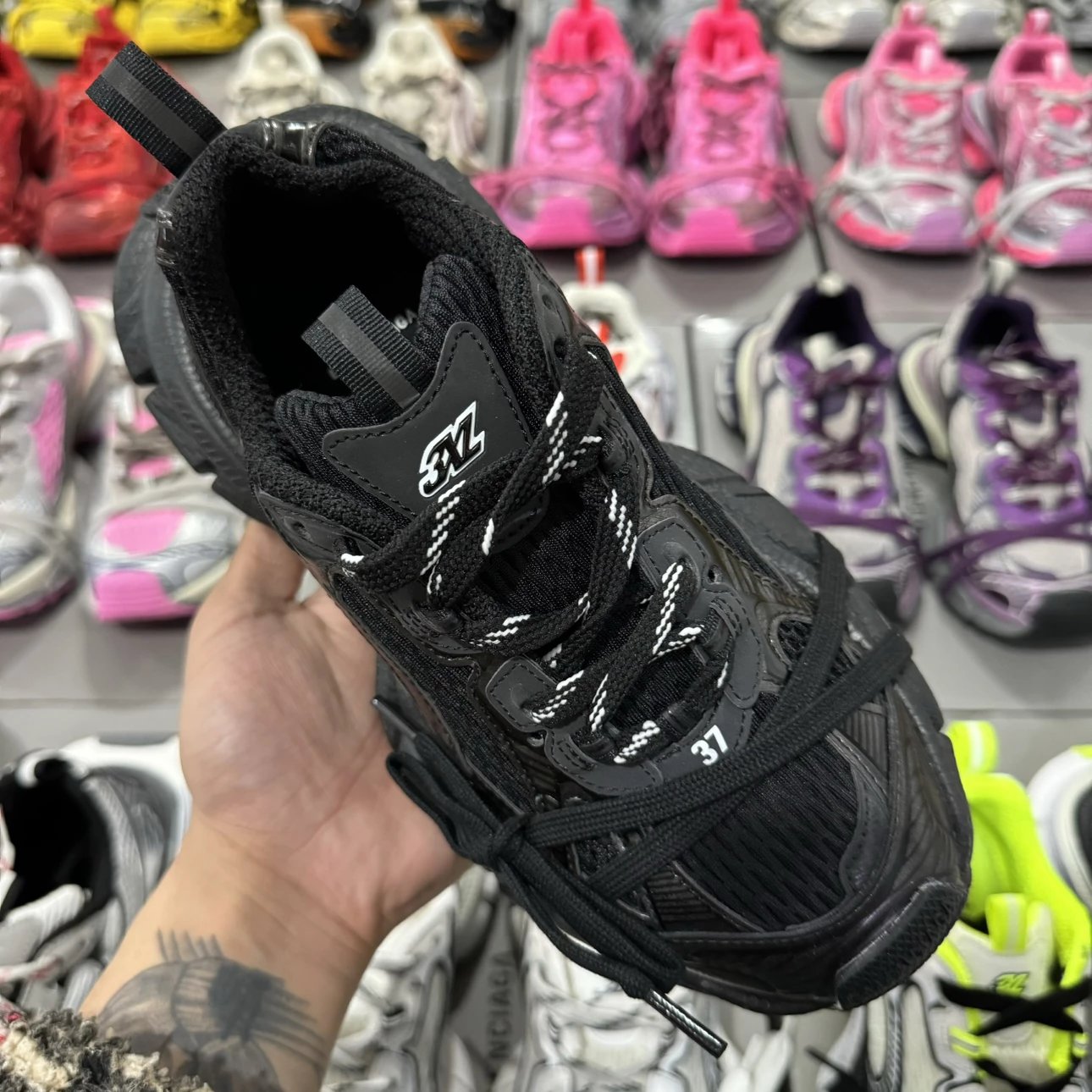 Balenciaga G3xl all black shoes