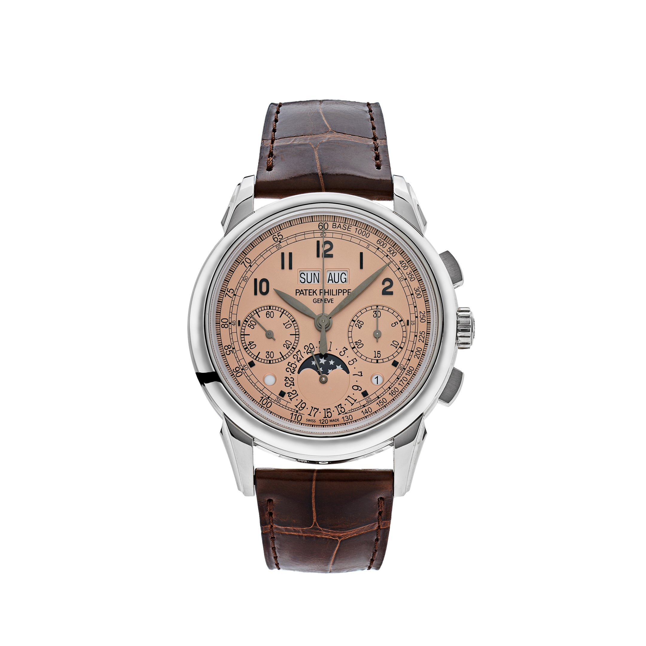 Patek Philippe Grand Complications Perpetual Chronograph Platinum 5270P-001【1:1 Replica】