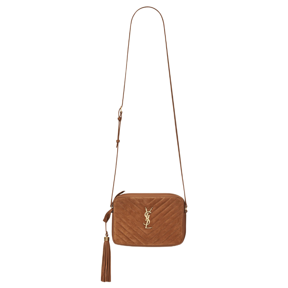 Sait Laurent YSL Suede Camera Bag