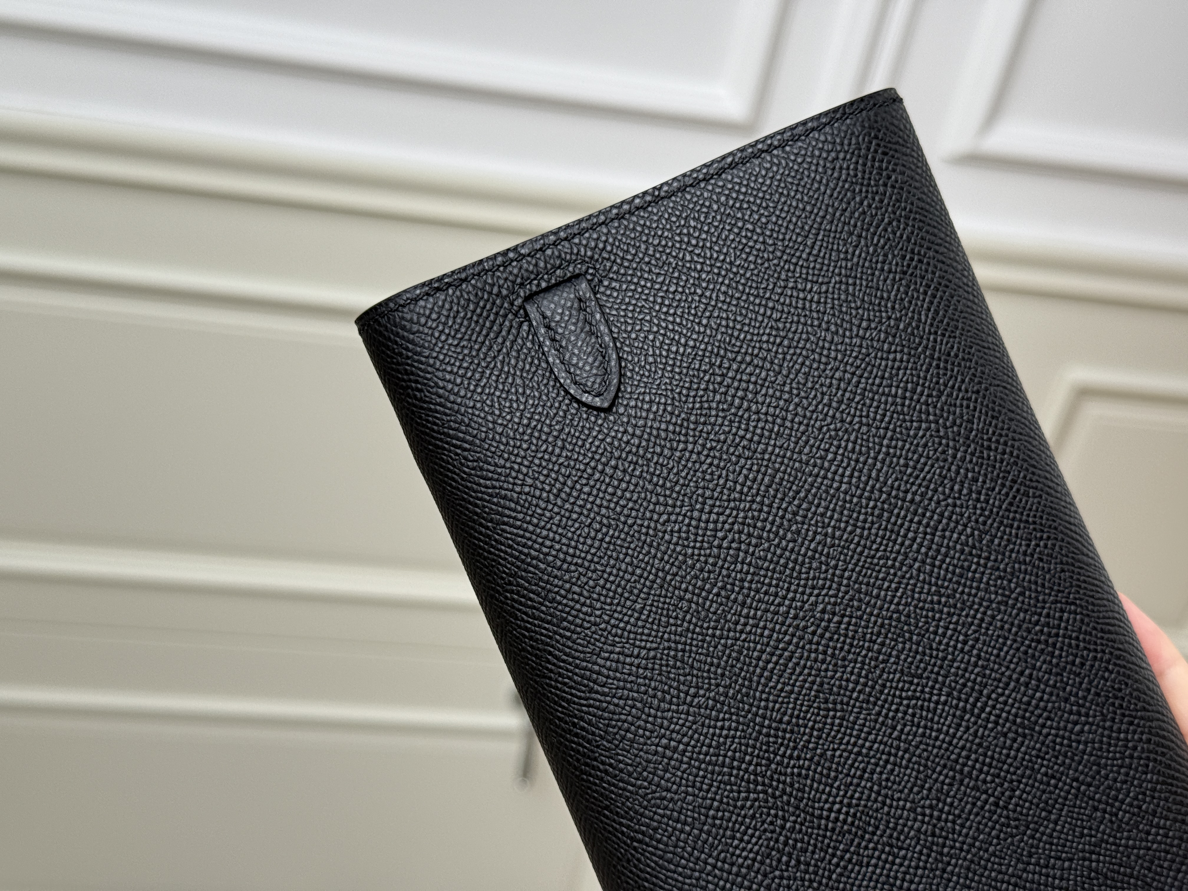 Black & Gold Perfection | Hermès Kelly Long Wallet Clutch
