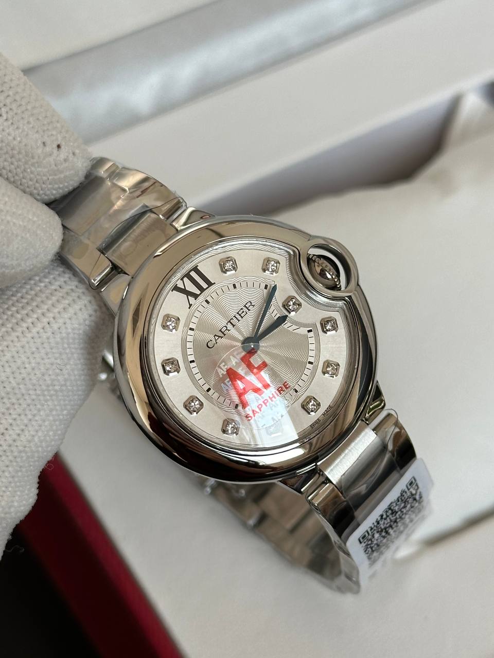 Cartier Ballon Bleu de Cartier Ladies Watch with Diamond Dial