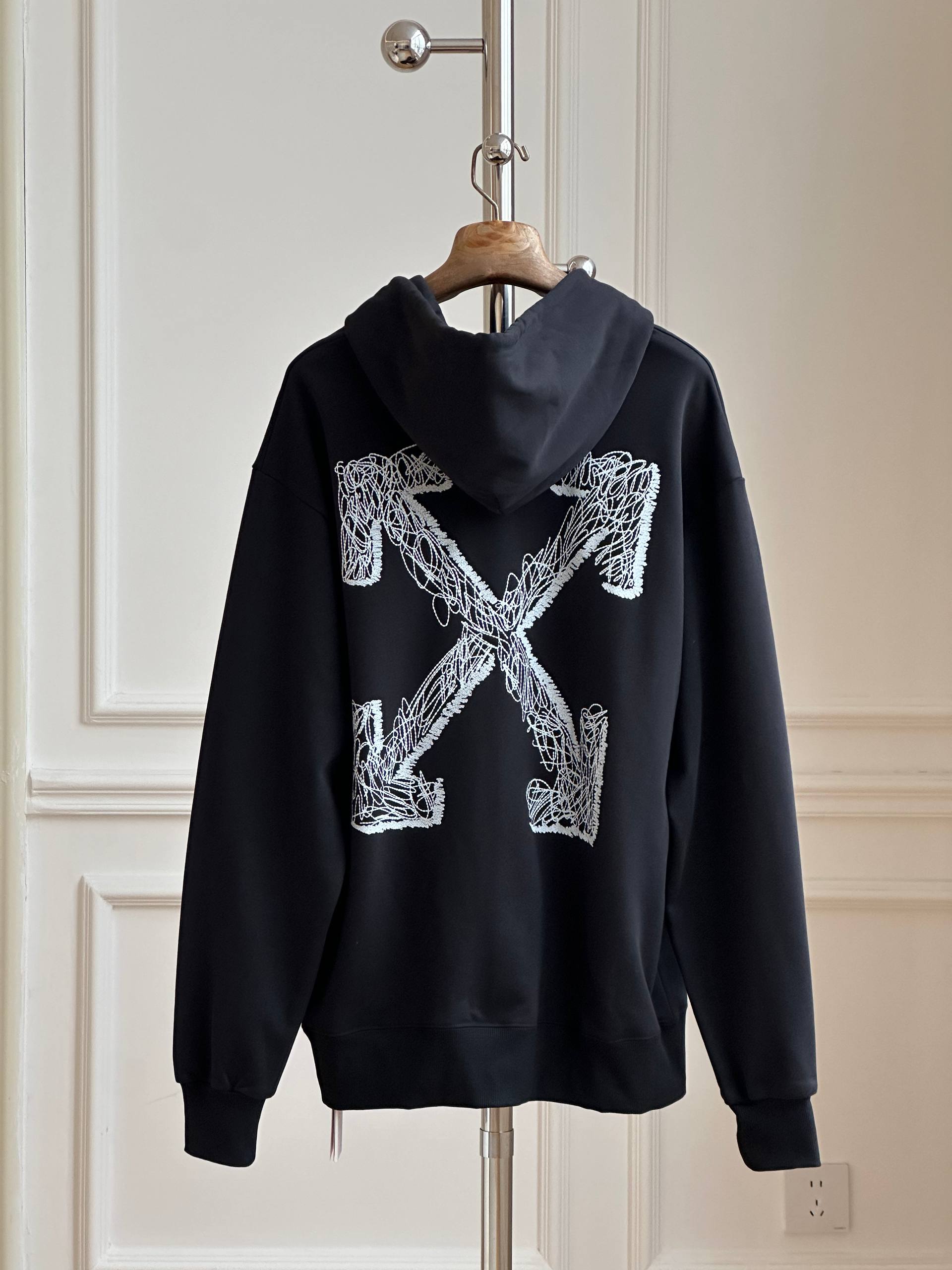 Off-White Handwritten Logo Print Hoodie