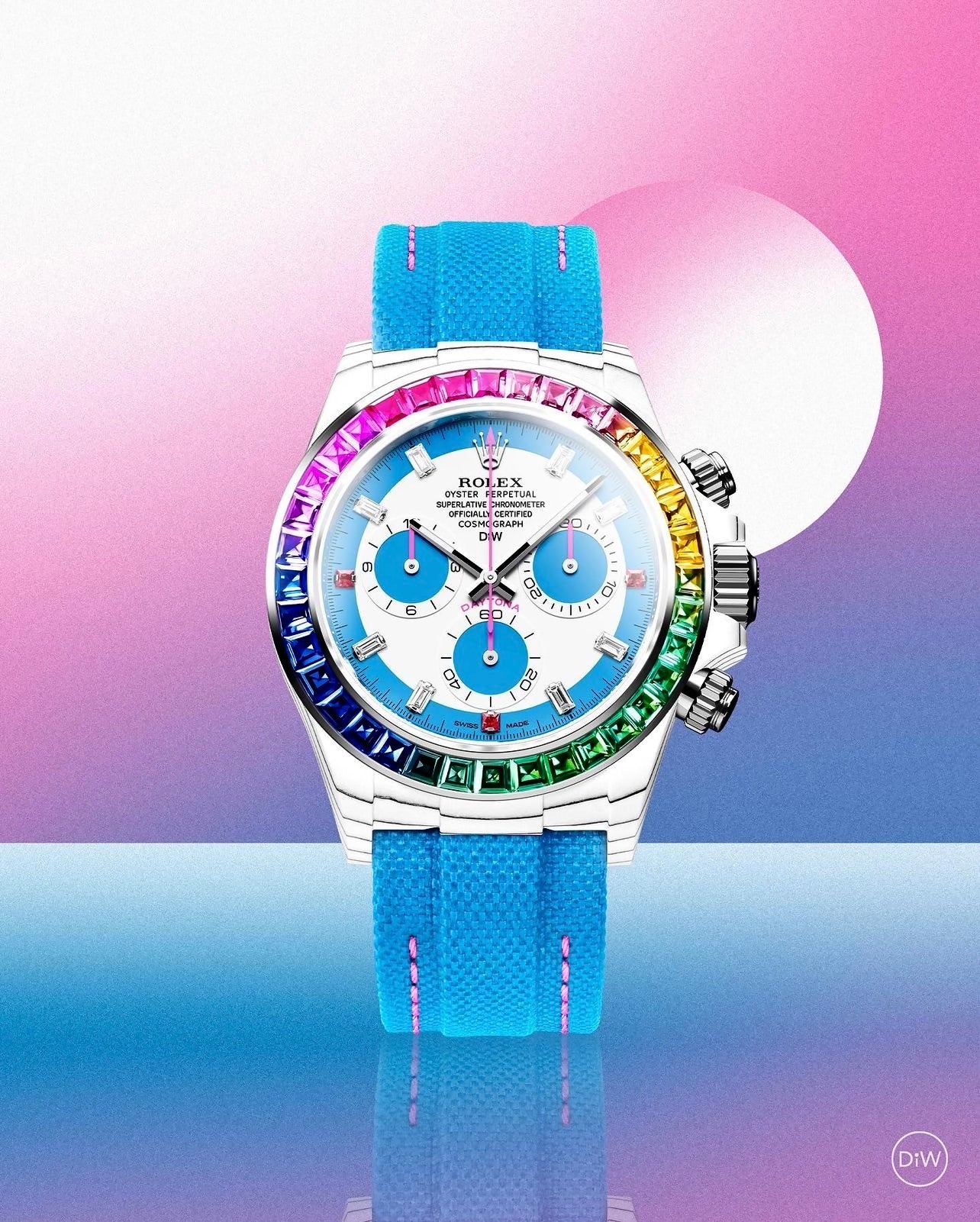 DiW Rolex Daytona RAINBOW S【1:1 Replica】