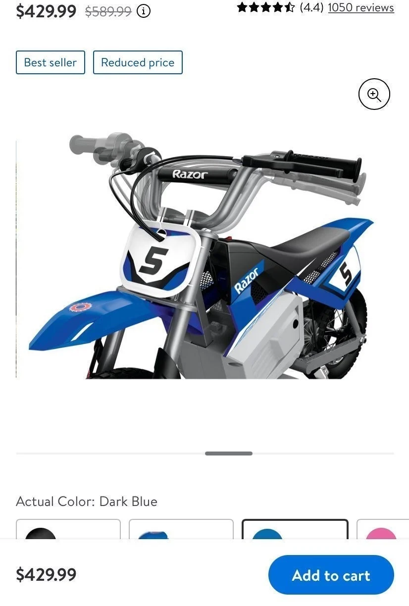 motorcycle RAZOR 5 MX350 1ZNIB