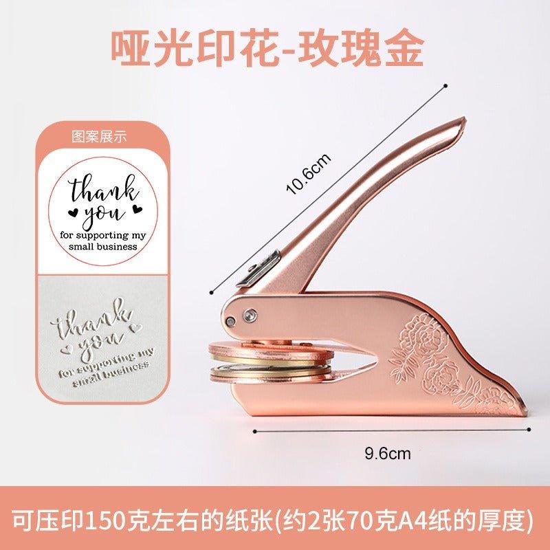 8002 Hand Vise Steel Stamp Embosser