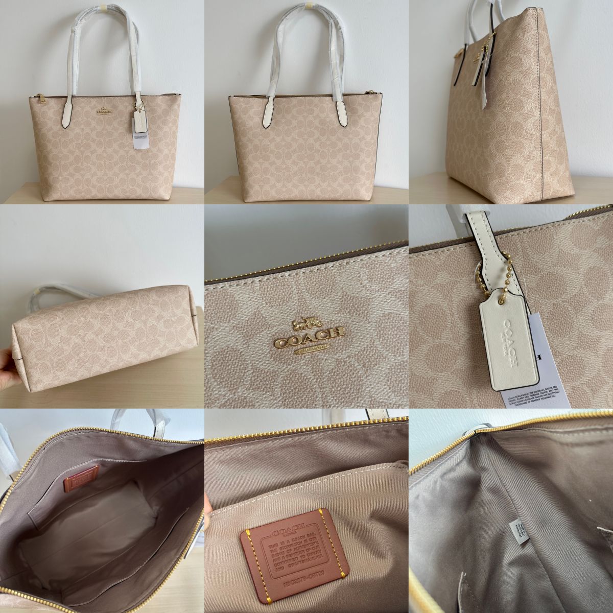 Women Handbag CBT20 Signature Zip Tote Shoulder Bag