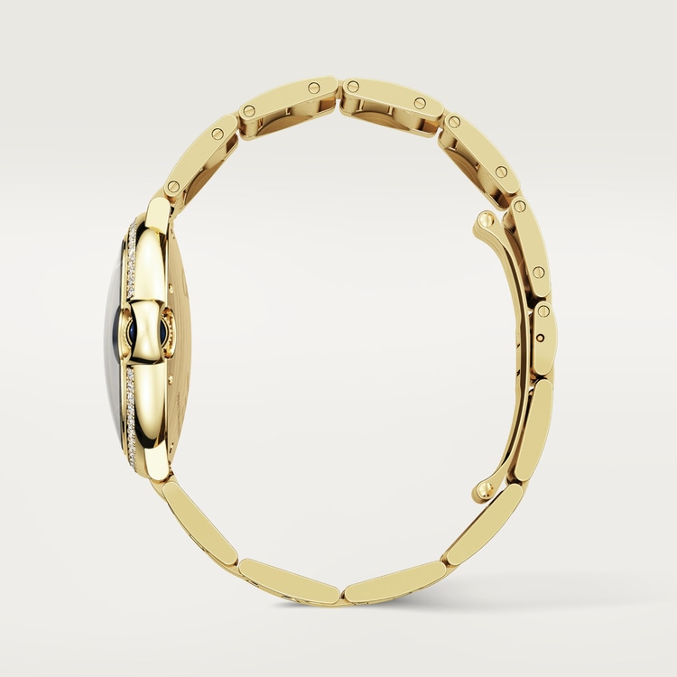Ballon Bleu de Cartier watch, 36 mm, mechanical movement with automatic winding. Yellow gold【1:1 Replica】