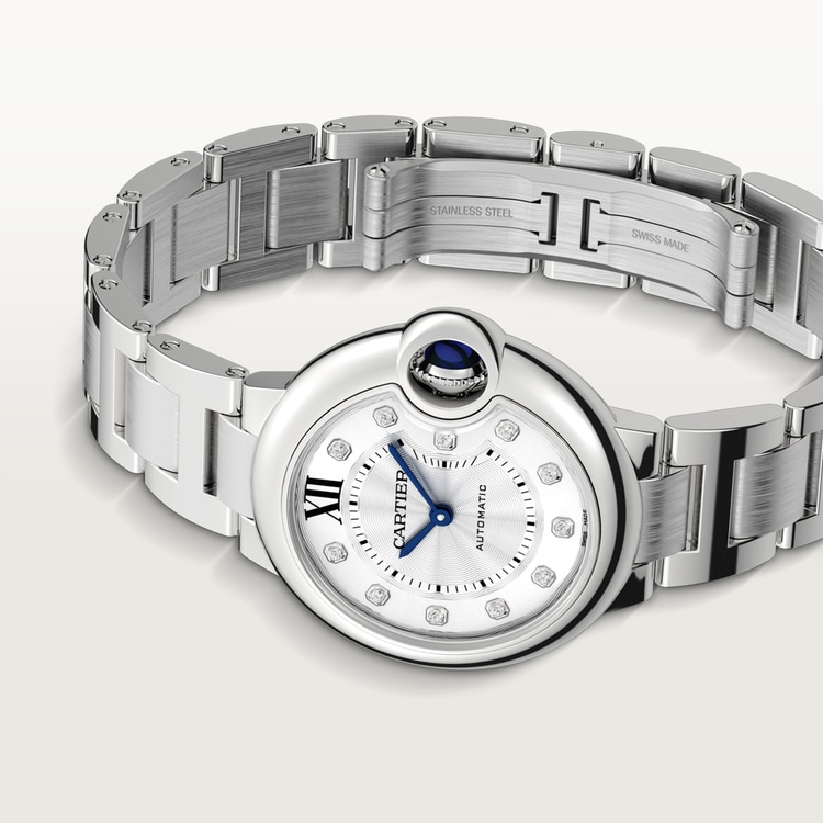 Ballon Bleu de Cartier watch, 33 mm, mechanical movement with automatic winding【1:1 Replica】