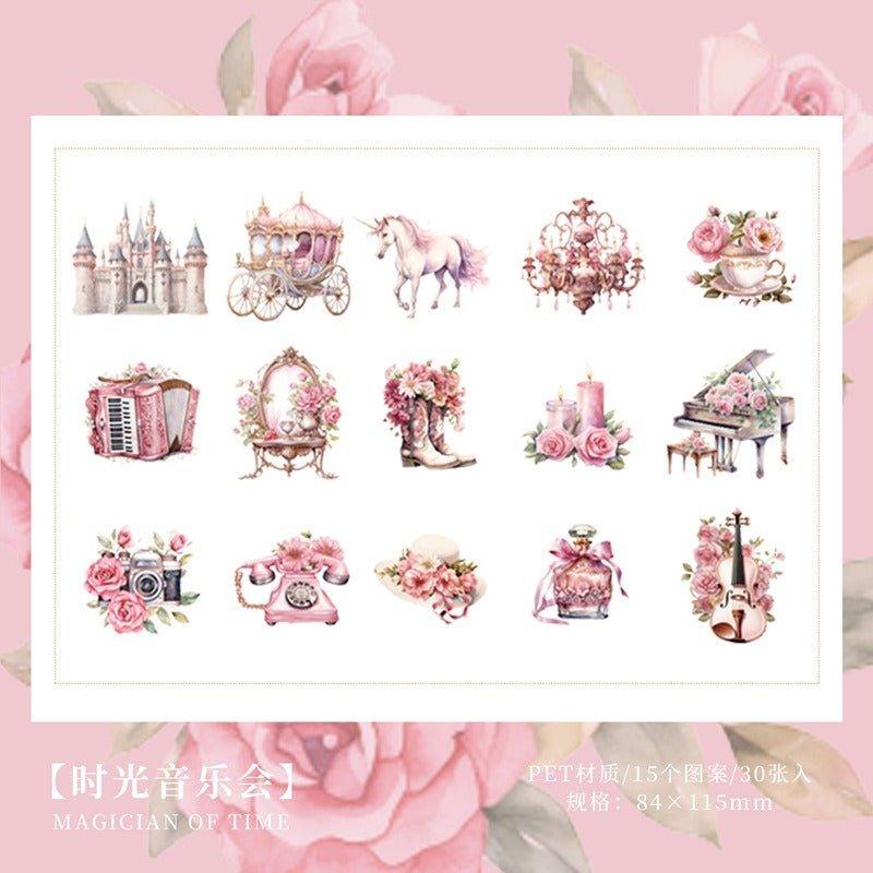 1021 Italian bird prt sticker pack time magician